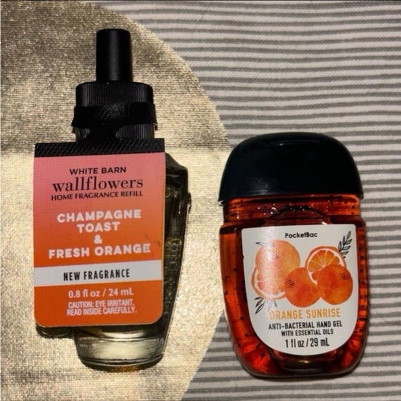 NEW Bath and Body Works Sugared Orange & Vanilla 3 Wick Candle + Free gifts! - Picture 6 of 6